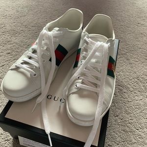 Gucci Ace Sneakers with Bee